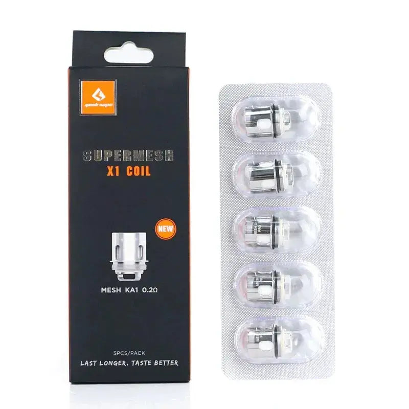 Geekvape Supermesh Mesh X1 Coils 0.2ohm 5pcs - Smoke empire