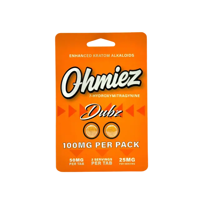 HOMIEZ 7-HYDROXYMITRAGYNINE TABLETS 50MG 2CT - UNFLAVORED - Smoke empire