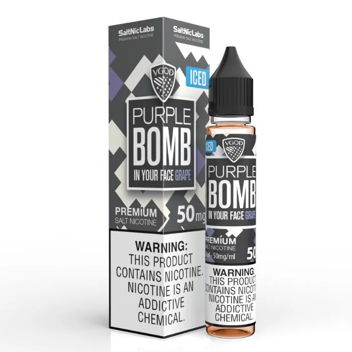Iced Purple Bomb Nicotine Salt by VGOD VGOD