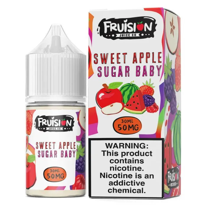 Sweet Apple Sugar Baby Nicotine Salt by Fruision Fruision Juice Co