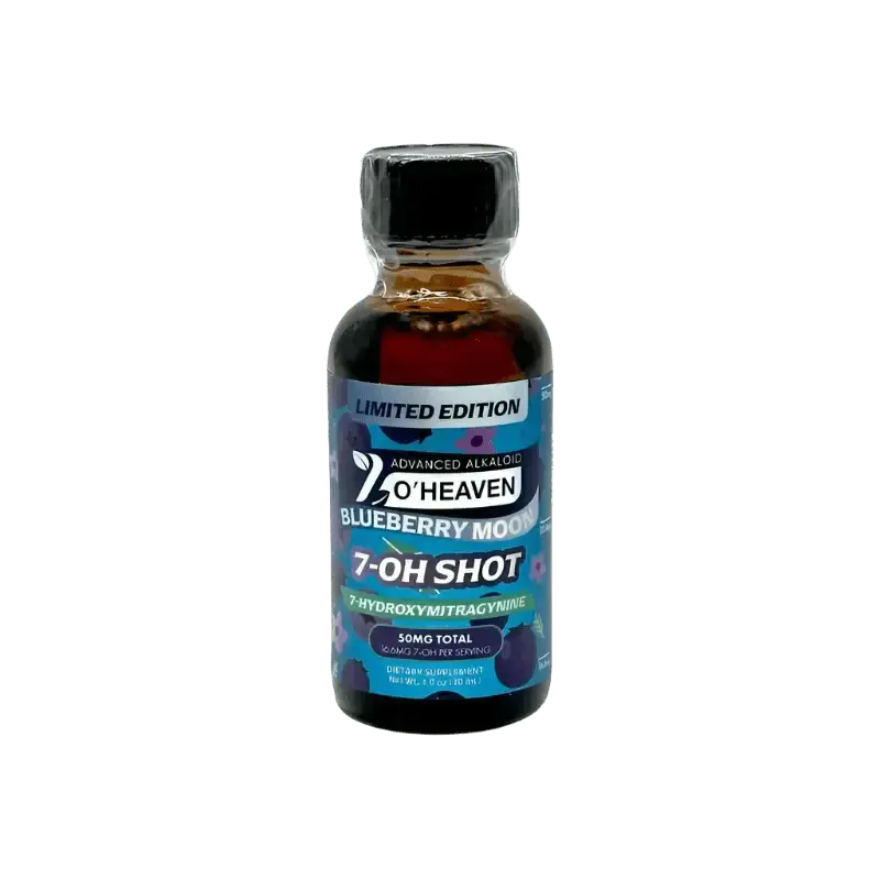 7 O'Heaven 7-Hydroxymitragynine Shot Blueberry Moon 50mg - Smoke empire