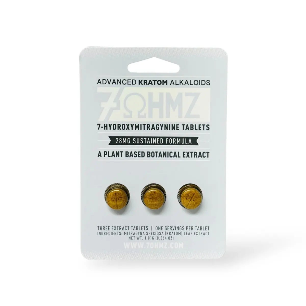 7OHMZ 7-hydroxymitragynine Sustained Formula Tablets (28mg Each) - Smoke empire