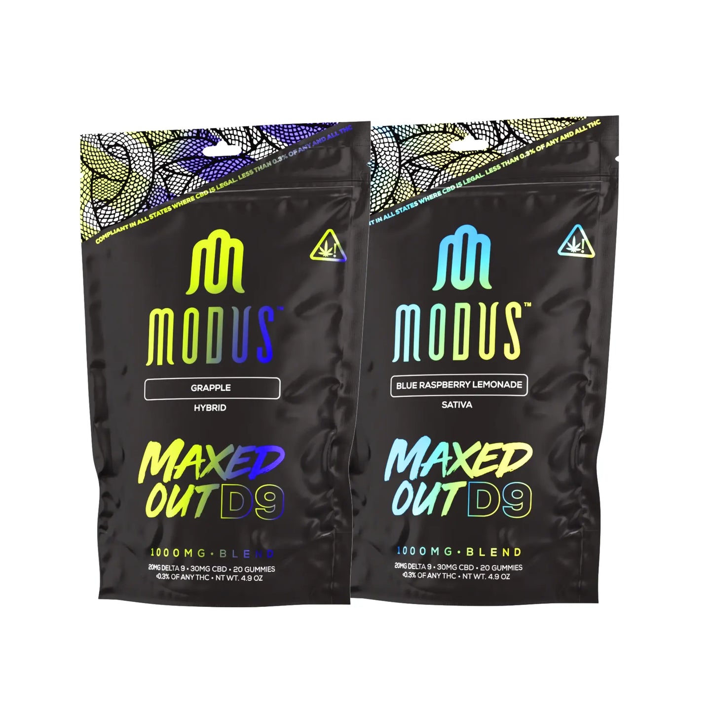 MODUS Maxed Out D9 CBD 1000mg Gummies - Smoke empire