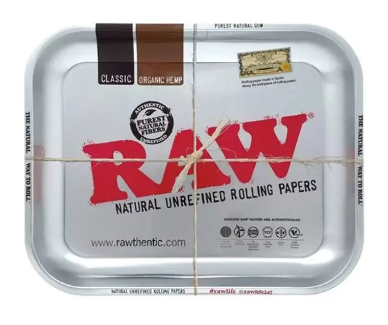 Raw Classic Organic Hemp Rolling Tray - Smoke empire