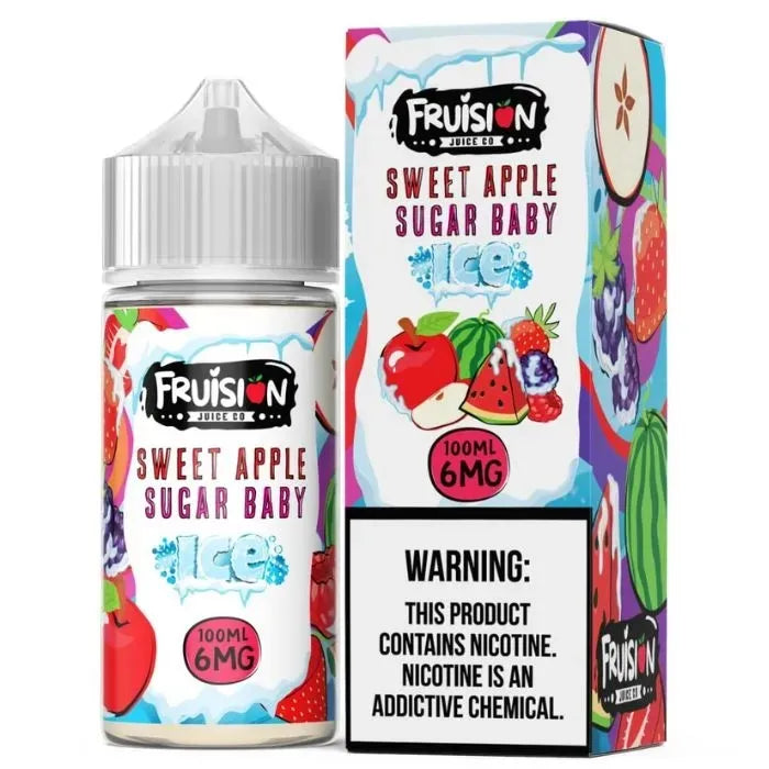Sweet Apple Sugar Baby Ice E-Liquid by Fruision Fruision Juice Co