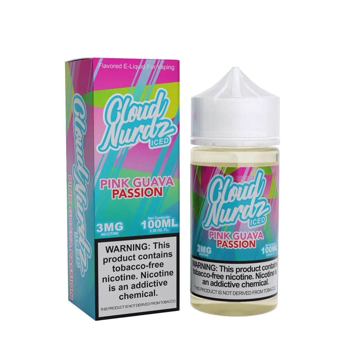 Cloud Nurdz Iced Pink Guava eJuice - Smoke empire