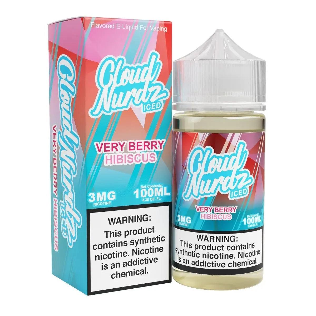 Cloud Nurdz Iced Very Berry Hibiscus eJuice - Smoke empire
