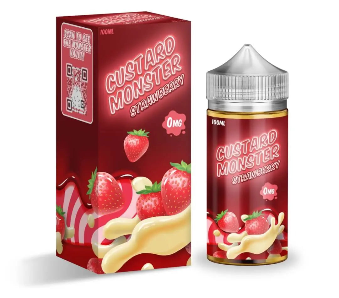 Custard Monster Strawberry eJuice - Smoke empire