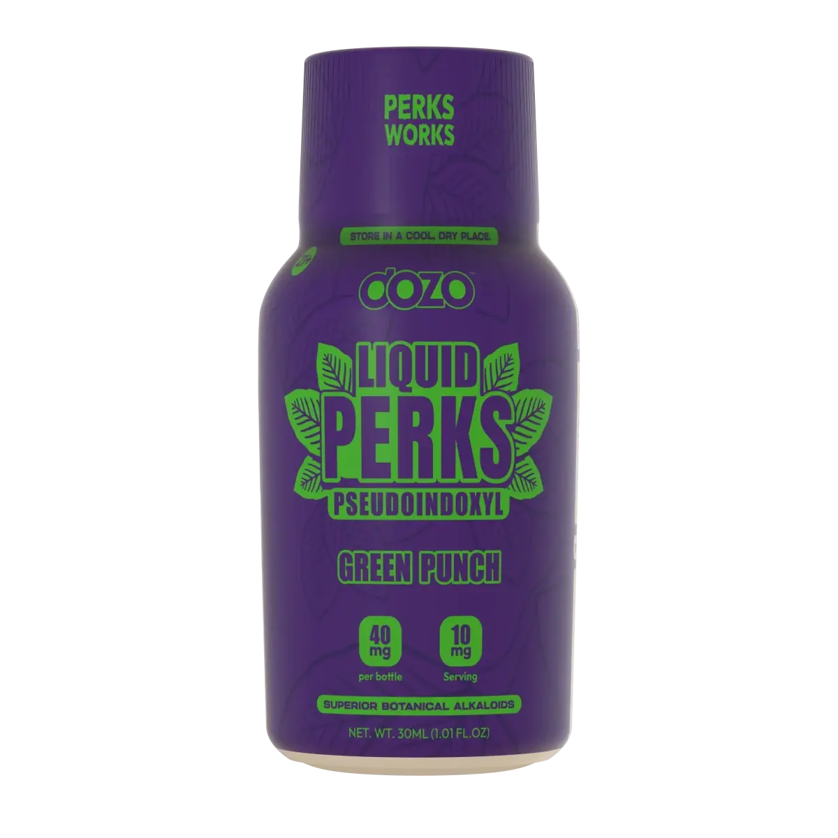 Dozo Liquid Perkz 7-OH Shot Green Punch 40mg - Smoke empire