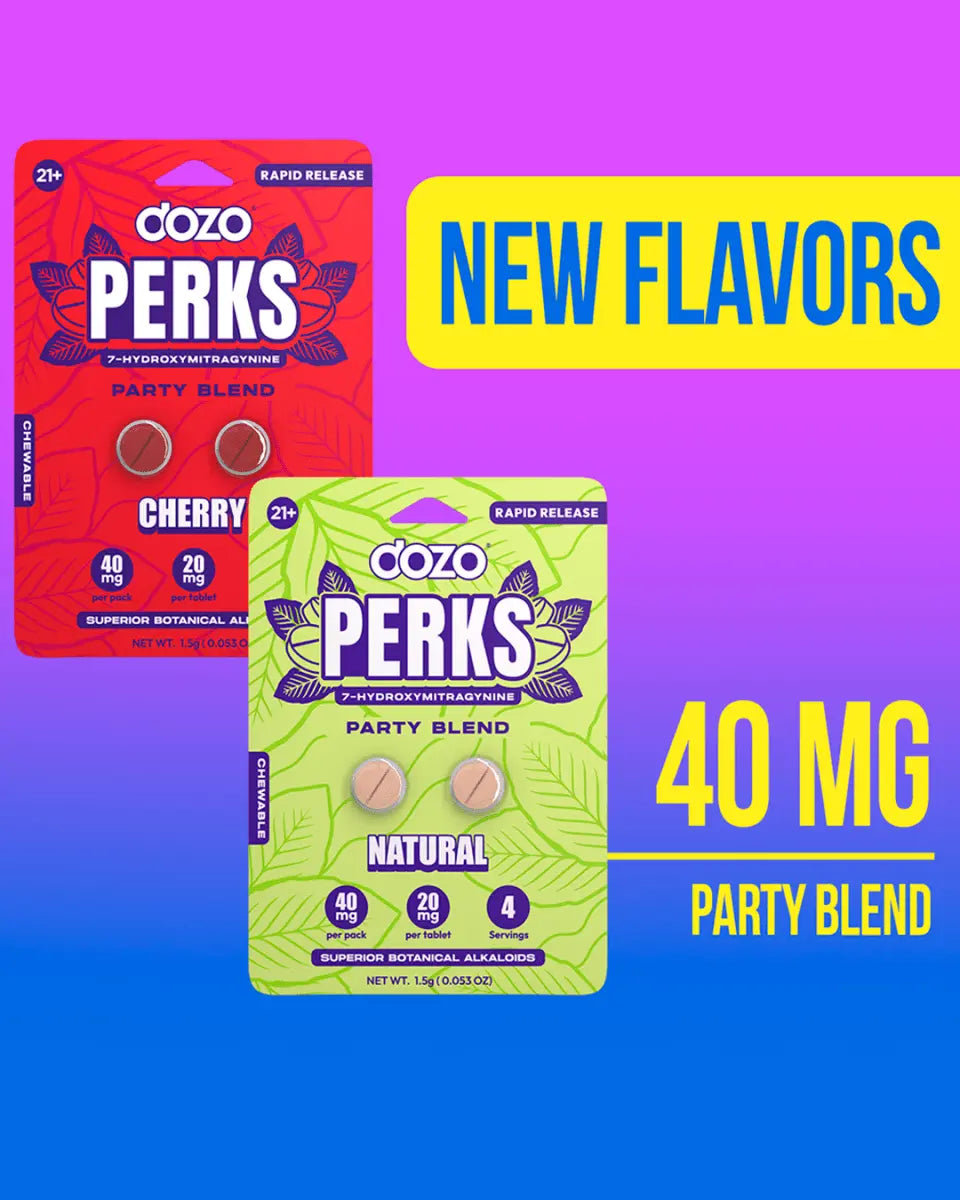 Dozo PERKS 7-HYDROXYMITRAGYNINE | CHILL BERRY (MELLOW BLEND) - Smoke empire