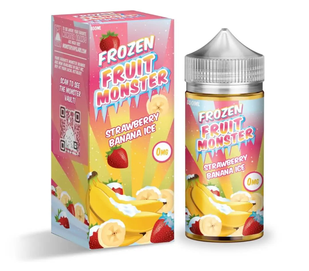 Frozen Fruit Monster Strawberry Banana Ice eJuice - Smoke empire
