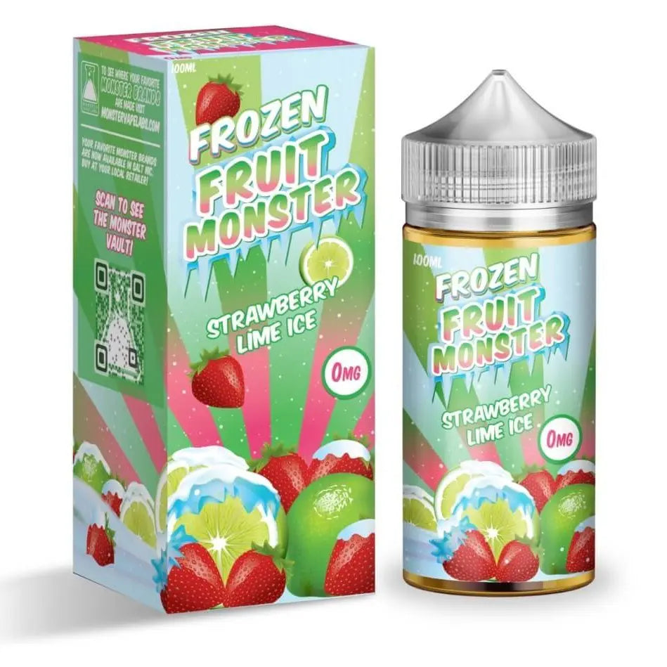 Frozen Fruit Monster Strawberry Lime Ice eJuice - Smoke empire