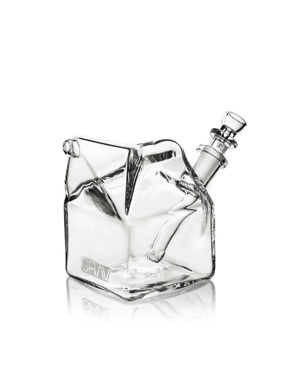 Grav Milk Carton Bubbler - Smoke empire