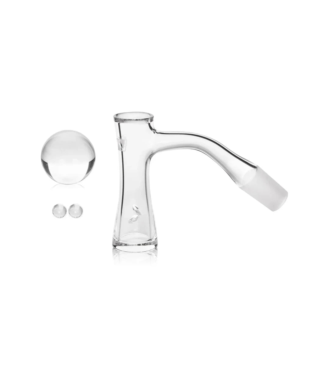 Grav Quartz Hourglass Banger Set - Smoke empire