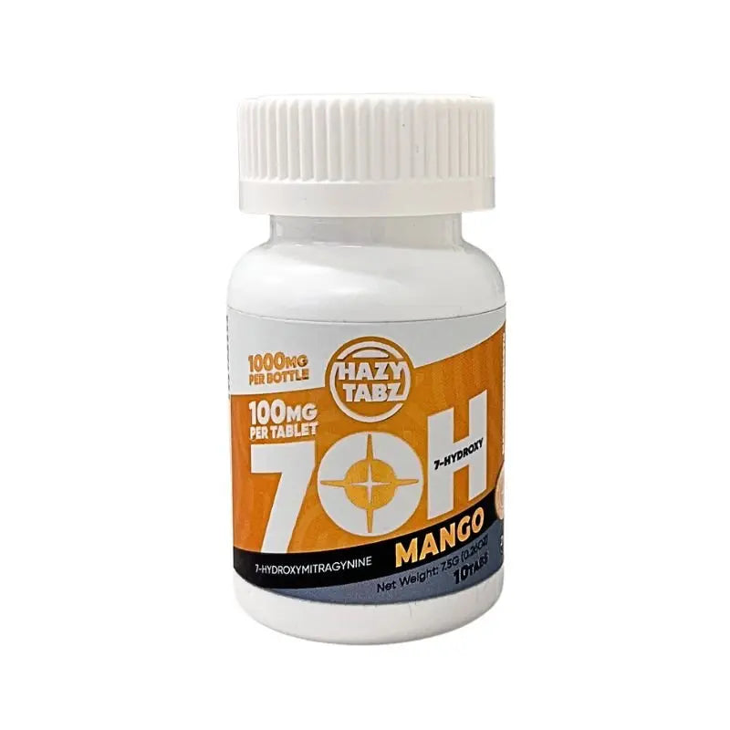 Hazy Tabz 7-Hydroxymitragynine Maximum Strength Tablets 10ct 100mg Per Tablet - Smoke empire