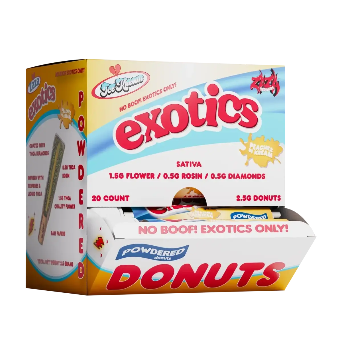 Ice Kream Exotics Rosin Diamond THCA Preroll - Smoke empire