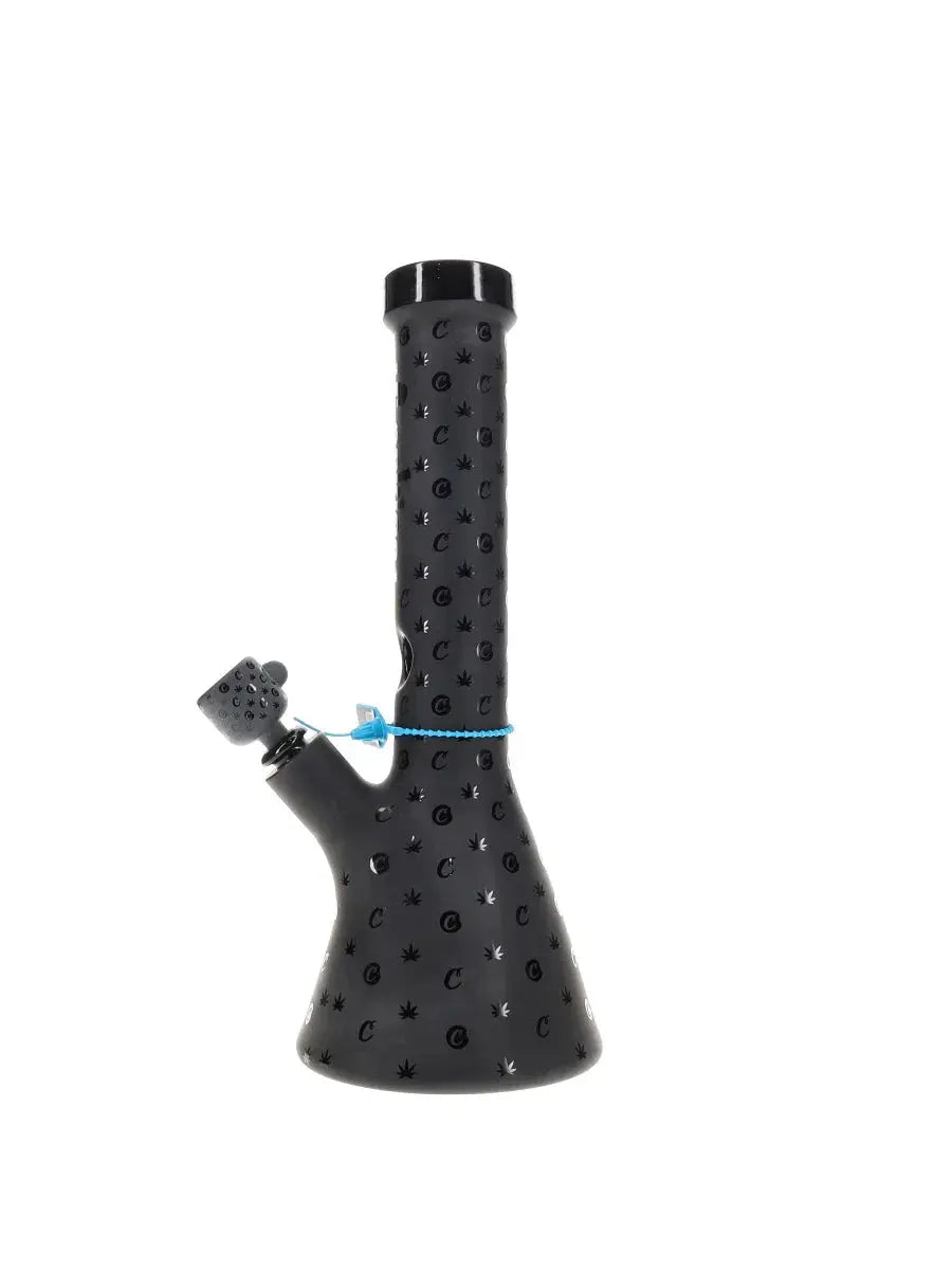 Cookies 14'' V Beaker Waterpipe - Black Logo - Smoke empire