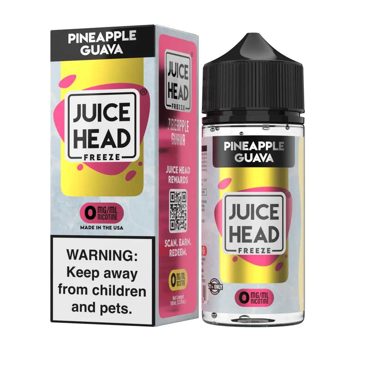 Juice Head Freeze Pineapple Guava eJuice - Smoke empire