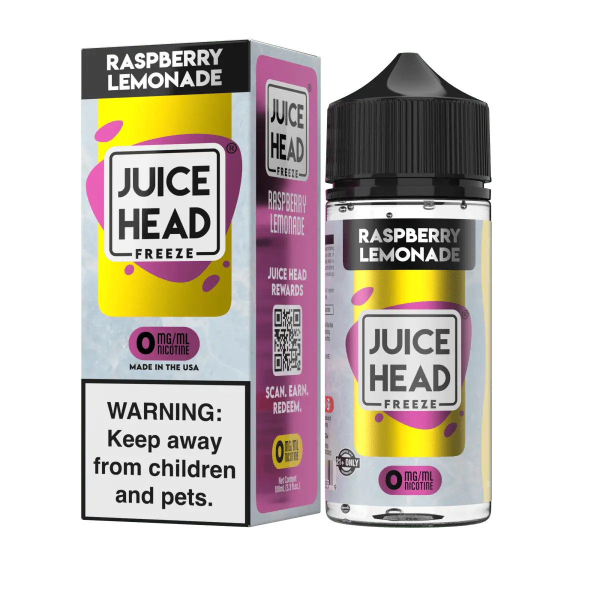 Juice Head Freeze Raspberry Lemonade eJuice - Smoke empire