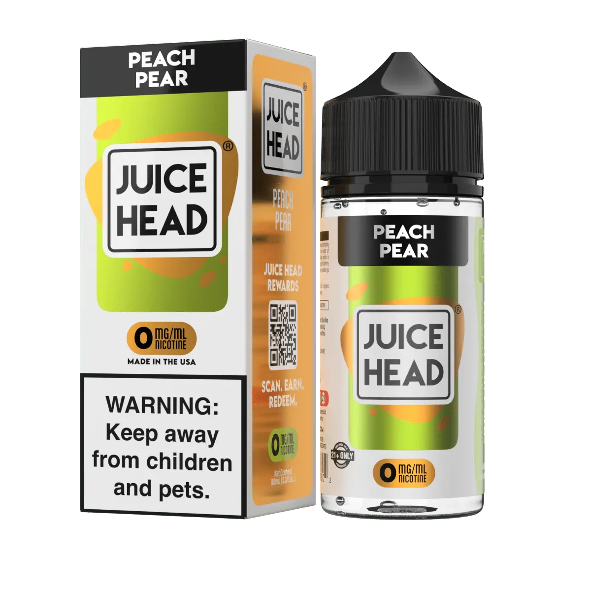 Juice Head Peach Pear eJuice - Smoke empire