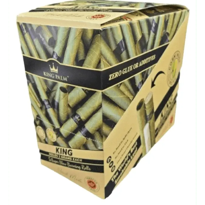 King Palm - Mini Size Rolling Cones - 25 Counts Per Pack - 8 Packs Per Box - Smoke empire