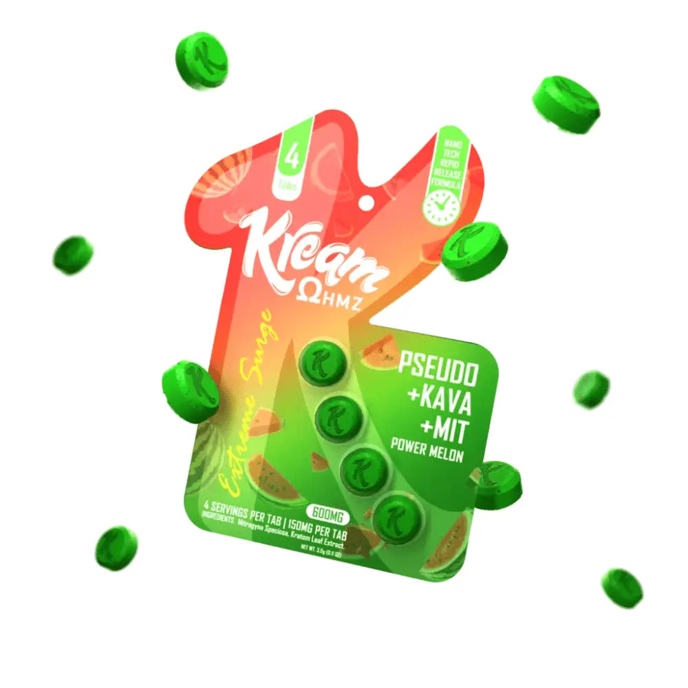 Kream Pseudo + Kava + MIT Tablets (600mg - 4 Count) - Smoke empire