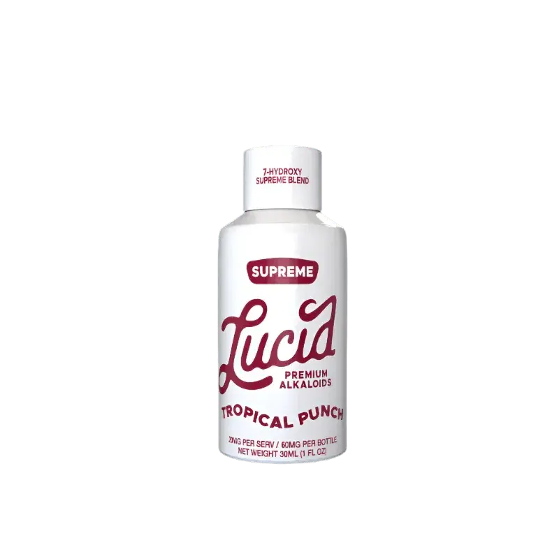 Lucid 7-Hydroxymitragynine Tropical Punch Liquid Kratom Extract 60mg - Smoke empire