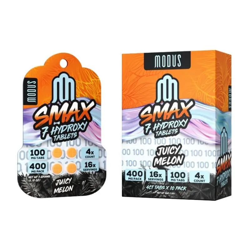MODUS SMAX 7-HYDROXY TABLETS 100MG 4CT - JUICY MELON - Smoke empire