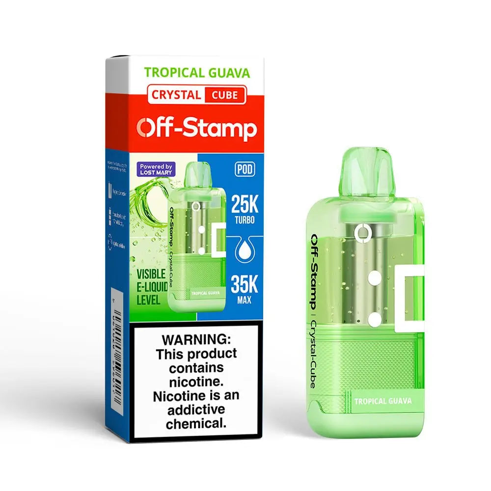 Off-Stamp X-CUBE Crystal Cube 35K Disposable POD Powered By LOST MARY – 35000 Puffs - Smoke empire