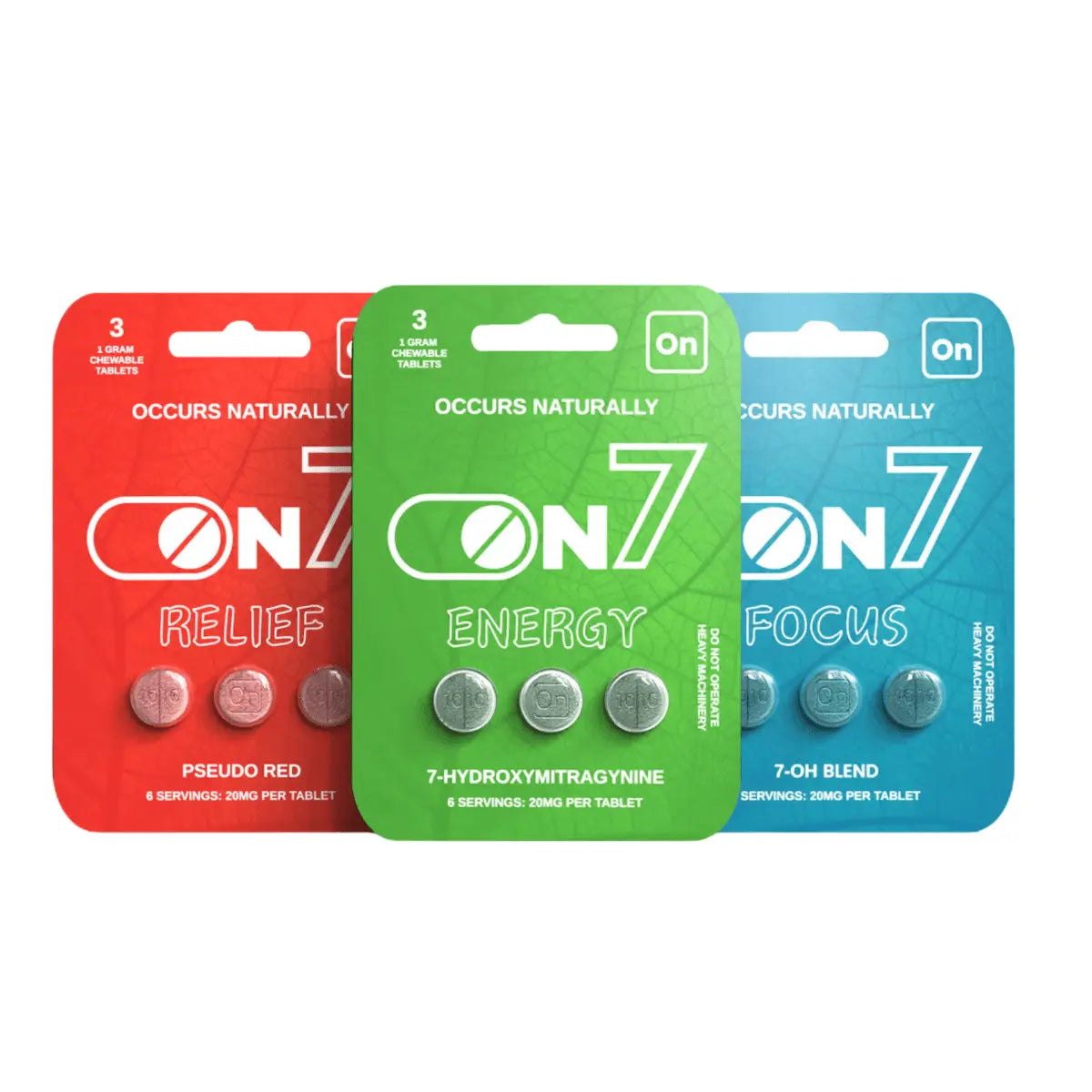 On7 Kratom 7OH Tablets 20mg - Smoke empire