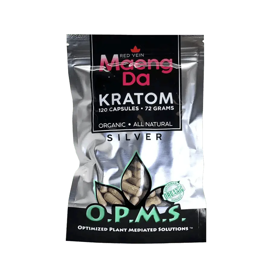 OPMS Silver Kratom Capsules - Smoke empire