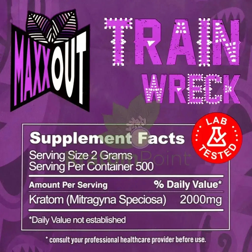 Pain Out (Maxx Out) Kratom Powder 1000g Train Wreck - Smoke empire