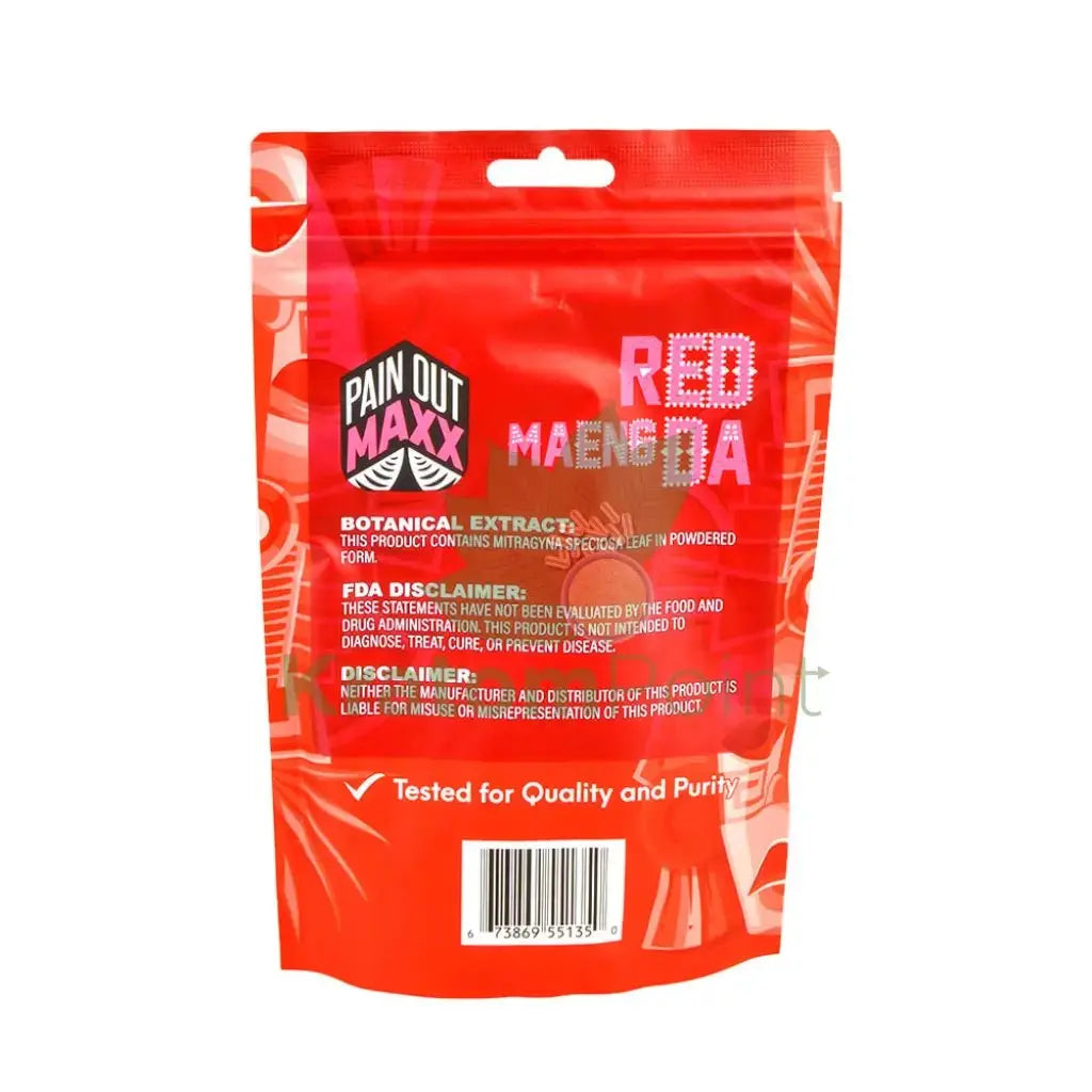 Pain Out (Maxx Out) Kratom Powder 160g Red Maeng Da - Smoke empire