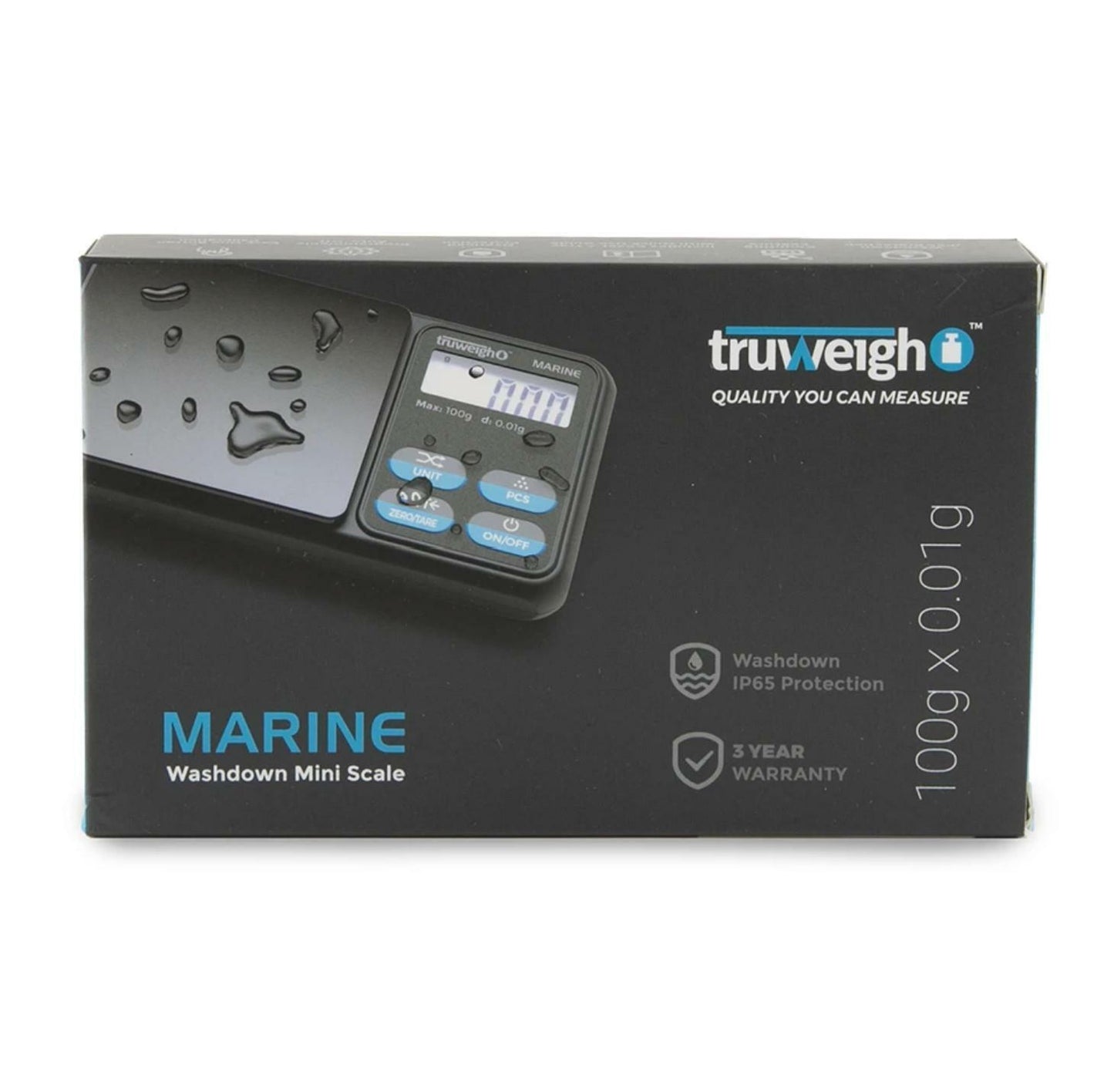 Truweigh Marine Mini Scale - 100g X 0.01g - Smoke empire