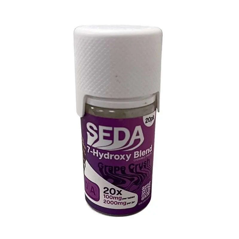 SEDA 7-HYDROXYMITRAGYNINE CHEWABLE TABLETS 20CT 100MG PER TABLET - Smoke empire