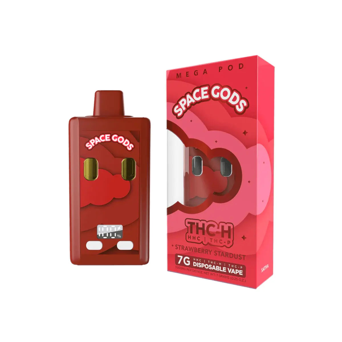 Space Gods Mega Pod 7g Disposable - Smoke empire