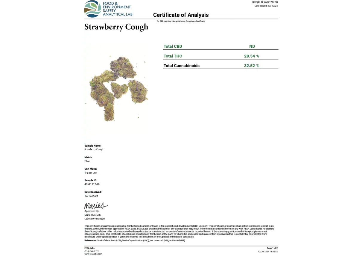 Strawberry Cough THCA Flower - Smoke empire