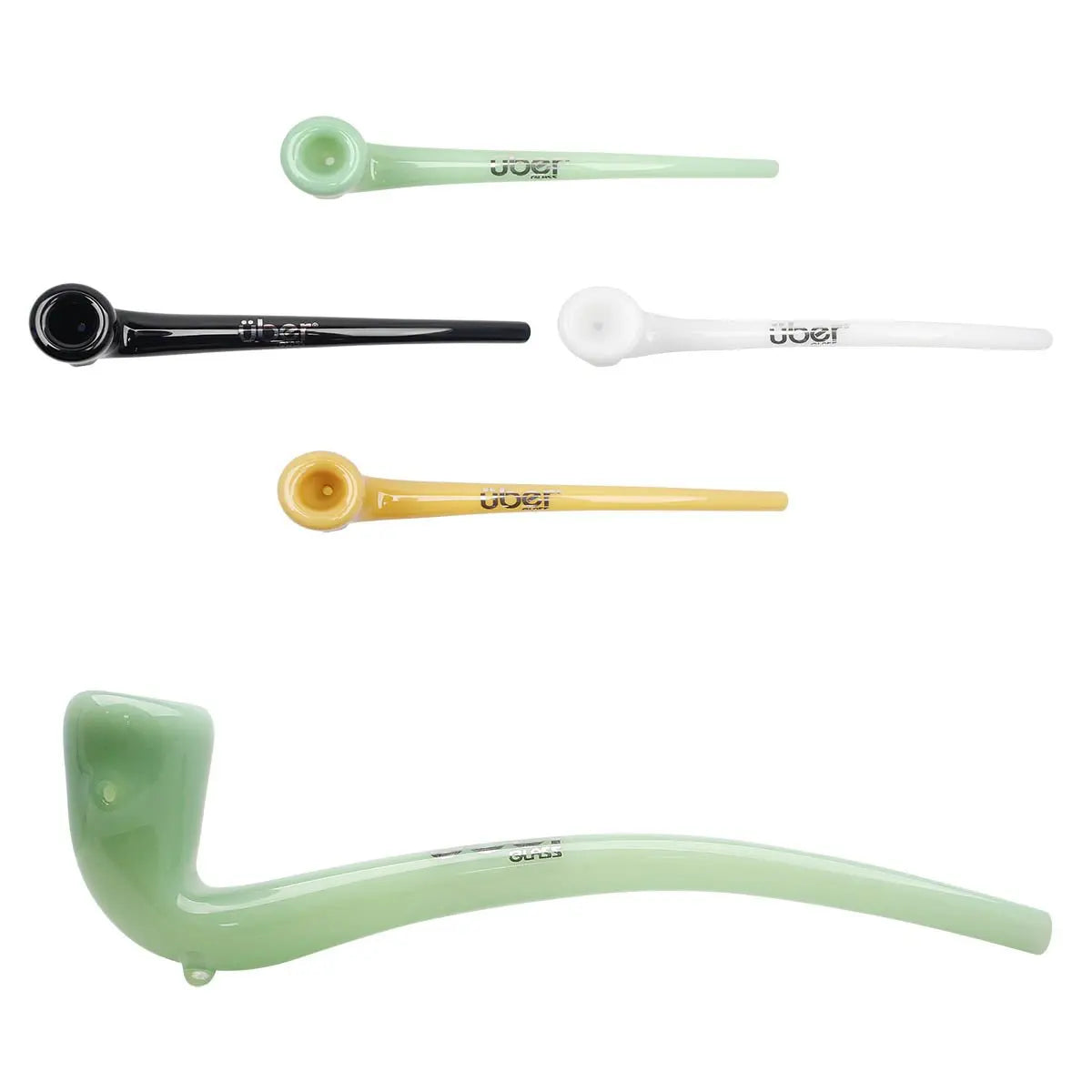 Uber Glass 10" Gandalf - Solid Colors - Smoke empire