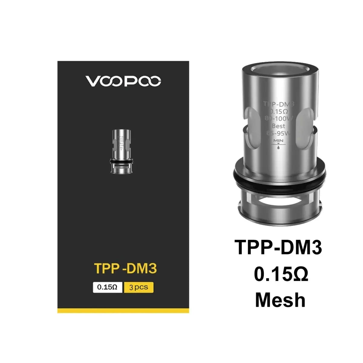 Voopoo TPP DM3 Coils 0.15ohm 3/pk - Smoke empire