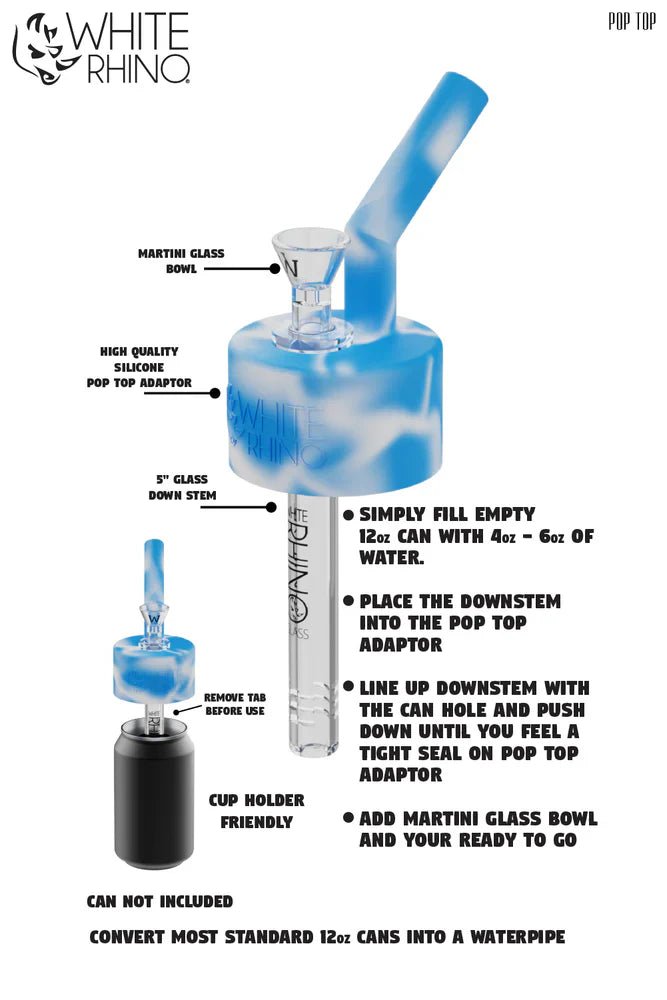White Rhino Pop Top - Smoke empire