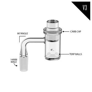 White Rhino Quartz Banger Kit V3 - Smoke empire