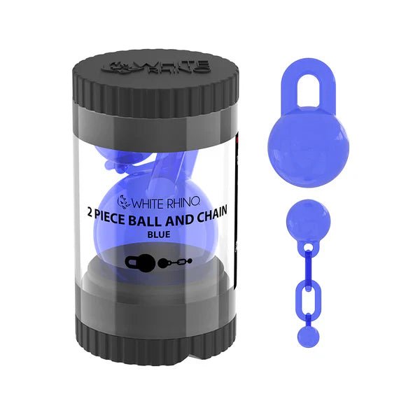White Rhino Terp Slurper 1 Piece Ball And Chain Set - Smoke empire