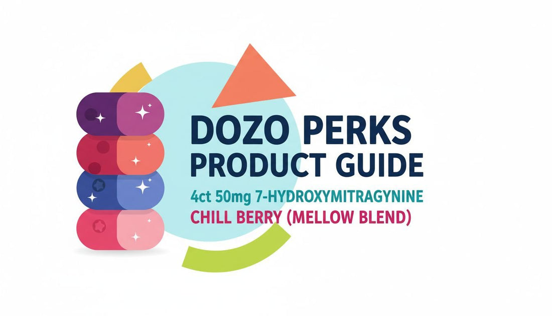 Dozo Perks Chill Berry: Fast Relief with 7-Hydroxymitragynine - Smoke empire