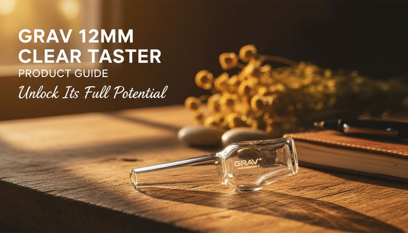 Grav 12mm Clear Taster: A Compact Smoking Solution - Smoke empire