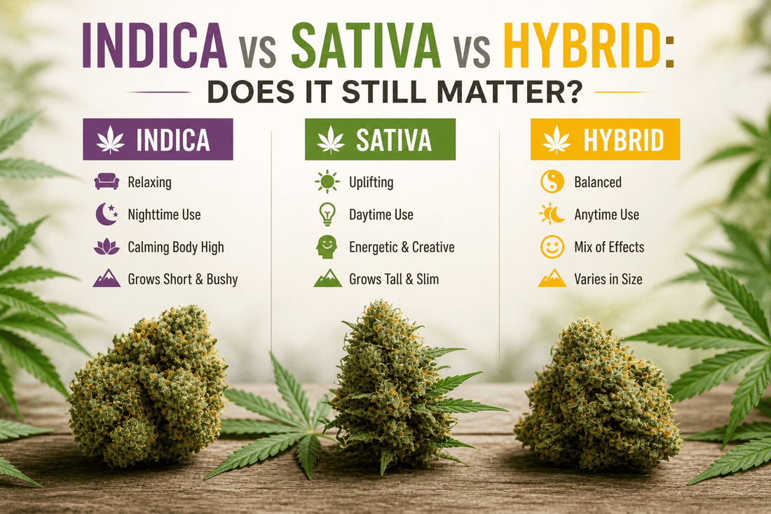 Indica vs Sativa vs Hybrid: Does It Still Matter? - Smoke empire