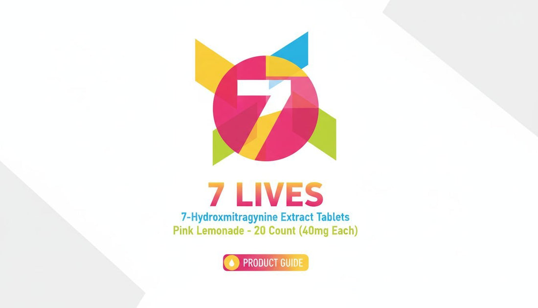 7 Lives 7-Hydroxymitragynine Tablets - Pink Lemonade - Smoke empire