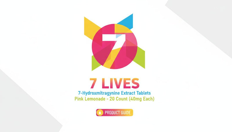 7 Lives 7-Hydroxymitragynine Tablets - Pink Lemonade - Smoke empire