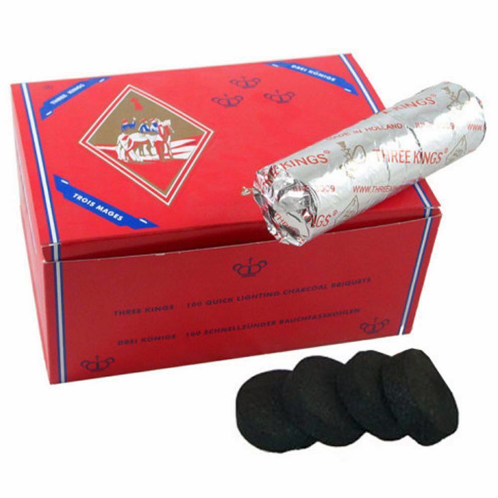 3 Kings - 40mm Large Insta Light Coals - Smoke empire