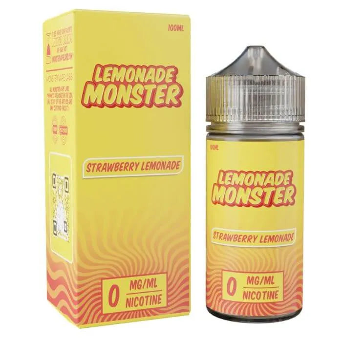 0MG Strawberry Lemonade E-Liquid by Lemonade Monster