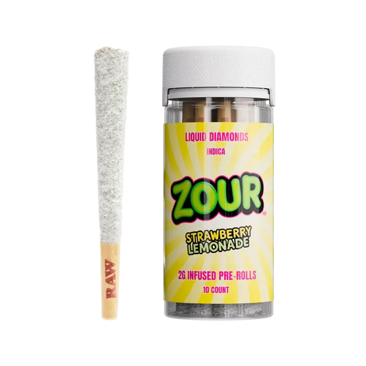 10CT STRAWBERRY LEMONADE COATED PRE-ROLLS - Smoke empire